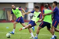 Paris Saint Germain v Club Atletico de Madrid Pre Machday Activity